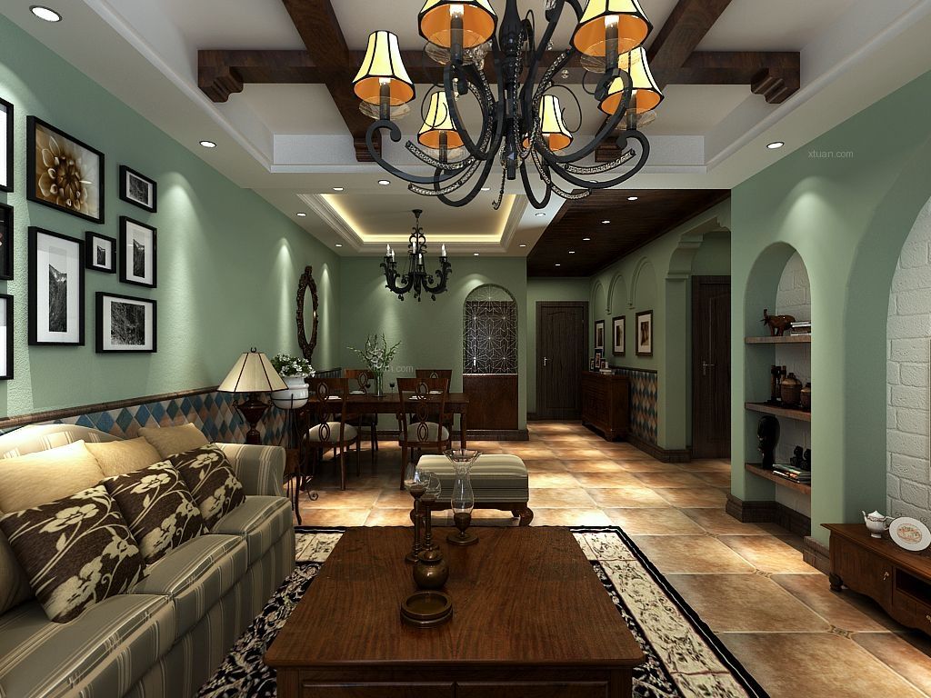 突顯精致美式裝修營造灑脫生活